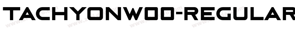 TachyonW00-Regular R字体转换